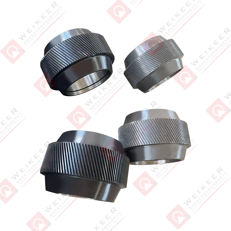 Rullo per pellet con scanalatura diagonale 20CrMnTi Rullo per pellet con scanalatura diagonale 20CrMnTi